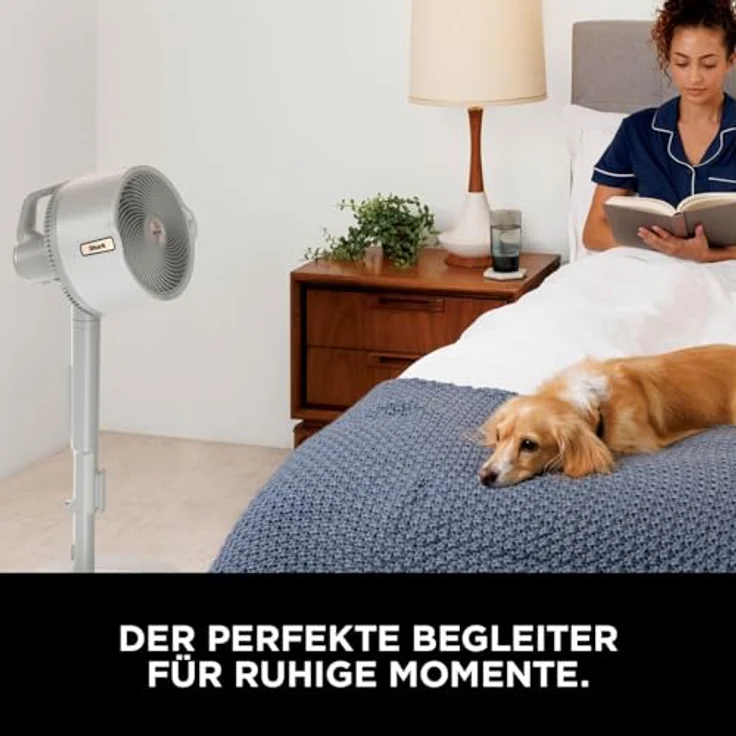 Shark FlexBreeze Pro Mist Akku-Ventilator, tragbarer Ventilator für innen und außen mit Sprühsystem, 20 m Kühlreichweite, 5 Geschwindigkeitsstufen, leise, Farbe Dove, FA300WHEU – Bild 5