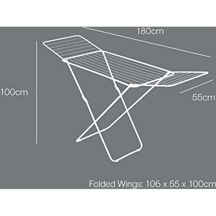 Metaltex Vulcano Flügelwäschetrockner – Bild 4