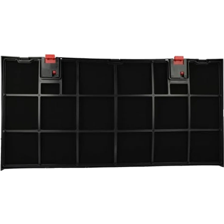 vhbw 2x Aktivkohlefilter kompatibel mit AEG 710D-W/CH, 710D-W/S, 760DD, 760D-B, 760D-B/CH, 760D-D/CH Dunstabzugshaube - Aktivkohle, 43 x 21,2 x 2,7 cm, schwarz – Bild 4