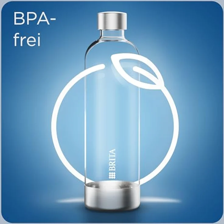 Brita PET-Flasche, für Wassersprudler, 2er-Set, 1 Liter, durchsichtig – Bild 4
