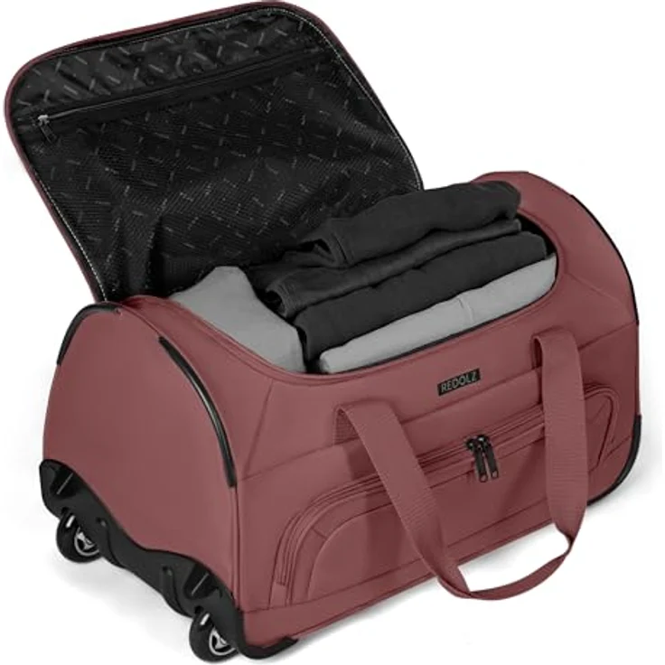 Redolz Duffle Essentials 2-Rollen Reisetasche, 28 cm, rosa, mit 39 l Volumen und arretierbarem Griff – Bild 2