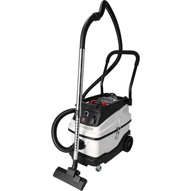 DEDRA DED6603, 1600 W Trommel-Vakuum für Trocken- und Nassreinigung, Beutellos, 30 l mit HEPA-Filter – Bild 1