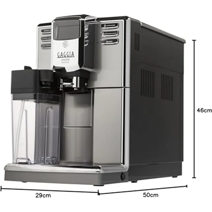 Gaggia Anima Prestige Kaffeevollautomat, 1,8 l Wassertank, mit Milchsystem, 1850 Watt, silber – Bild 4