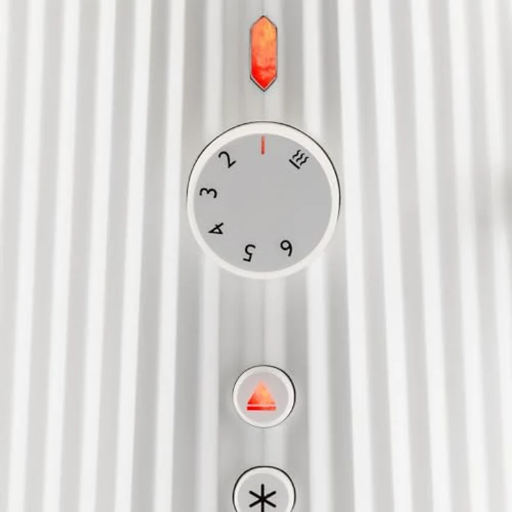 Alessi Plissé -Schlitz-Toaster, 850W, 6 Bräunungsstufen, Kunststoff, Edelstahl, weiß – Bild 8