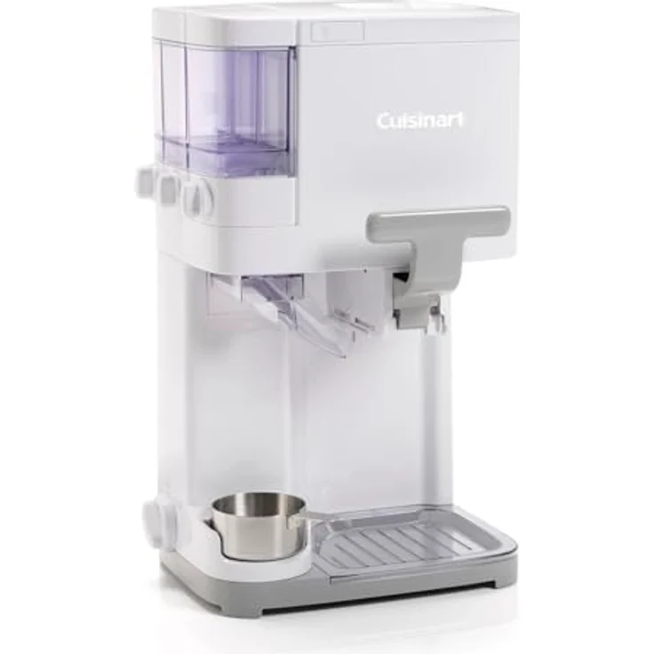 Cuisinart ICE48U Eismaschine, 1,42 l Softeis, Gelato, Sorbet, gefrorener Joghurt, Topping-Spender, 6 Portionen, fertig in 20 Minuten, einfach zu bedienen und zu reinigen – Bild 1