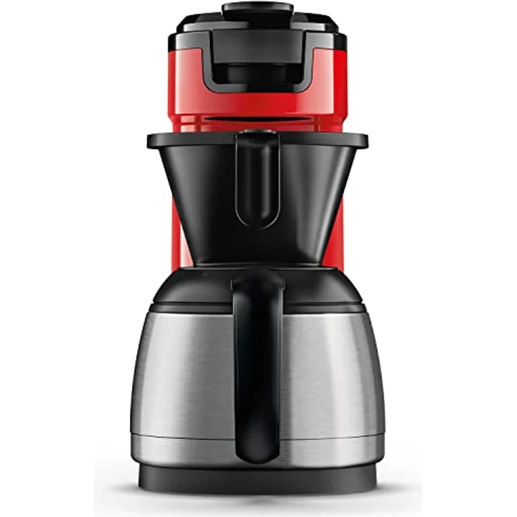 Philips Domestic Appliances SENSEO Switch Pad- und Filterkaffeemaschine, 2-in-1-Brühtechnologie, 1-Liter-Wasserbehälter, 7 Tassen in einem Durchgang, Monzarot (HD6592/84) – Bild 2