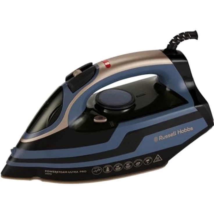 Russell Hobbs Dampfbügeleisen Powersteam Ultra Pro 3100W, 210g Extra-Dampfstoß, Keramik-Quarzsohle, Selbstreinigung, Sprühfunktion, Antikalk-Tropfstopp, 70g/min variabler Dampf, Modell 28630-56 – Bild 1