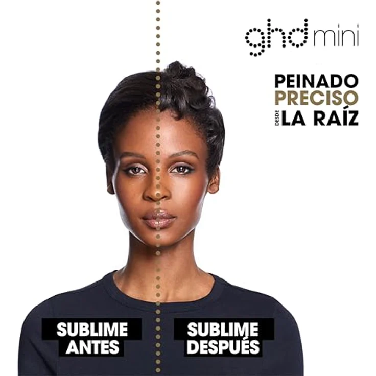ghd Mini-Styler Professioneller Haarglätter mit Keramikplatten, schwarz – Bild 2