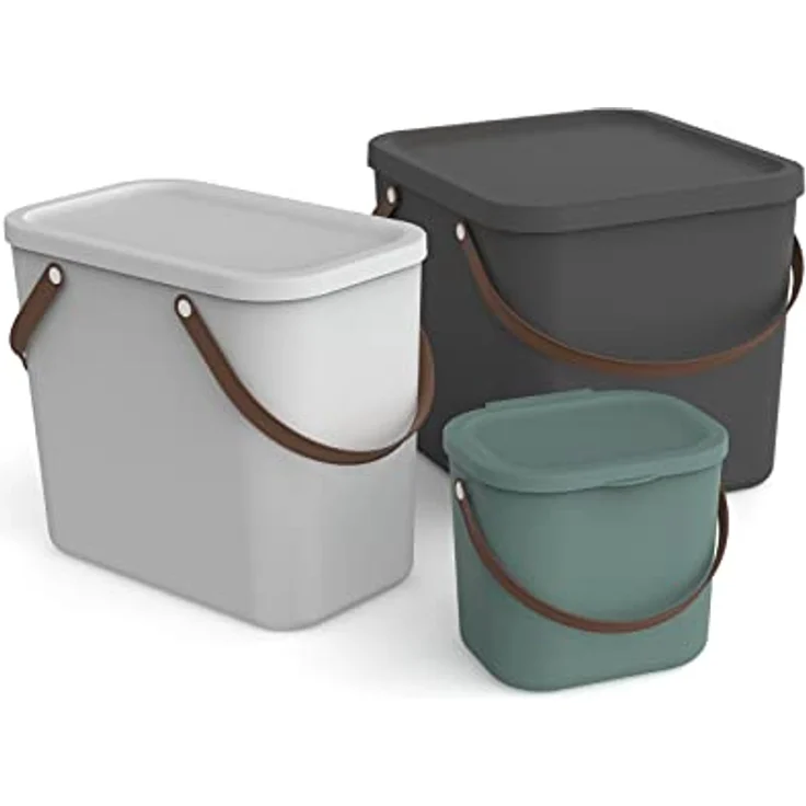 Rotho Albula Aufbewahrungsbox 25l mit Deckel, Kunststoff, Weiss, Nicht zutreffend – Bild 4