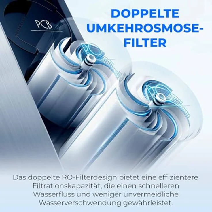 BEM Orion Ultra Slim Tankloser Wasserfilter mit Intelligentem Wasserhahn und 5-Stufigem Filtersystem in Schwarz-Silber – Bild 5