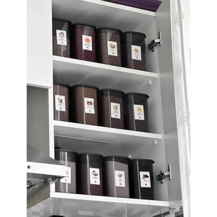 Jungengel Gewürzständer Gewürzdosen Set 12-Teilig 1200ml – Bild 6