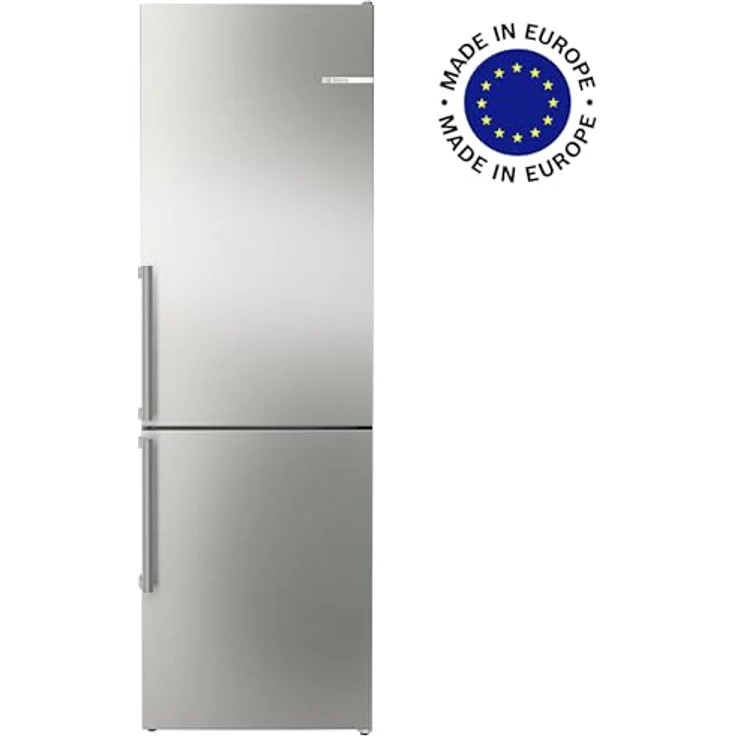 Bosch KGN36VIBT, Serie 4, Kühl-Gefrier-Kombination, 186 x 60 cm, 218 L Kühlen + 103 L Gefrieren, Edelstahl mit Antifingerprint, NoFrost, VitaFresh XXL für längere Frische, Flaschenablage, Optimal Fit – Bild 2
