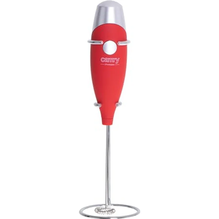 ADLER Camry Milchaufschäumer mit Schneebesenaufsatz, 500-1000W Leistung, 350 ml Heizkapazität, 360° drehbare Basis, Antihaftbeschichtung – Bild 2