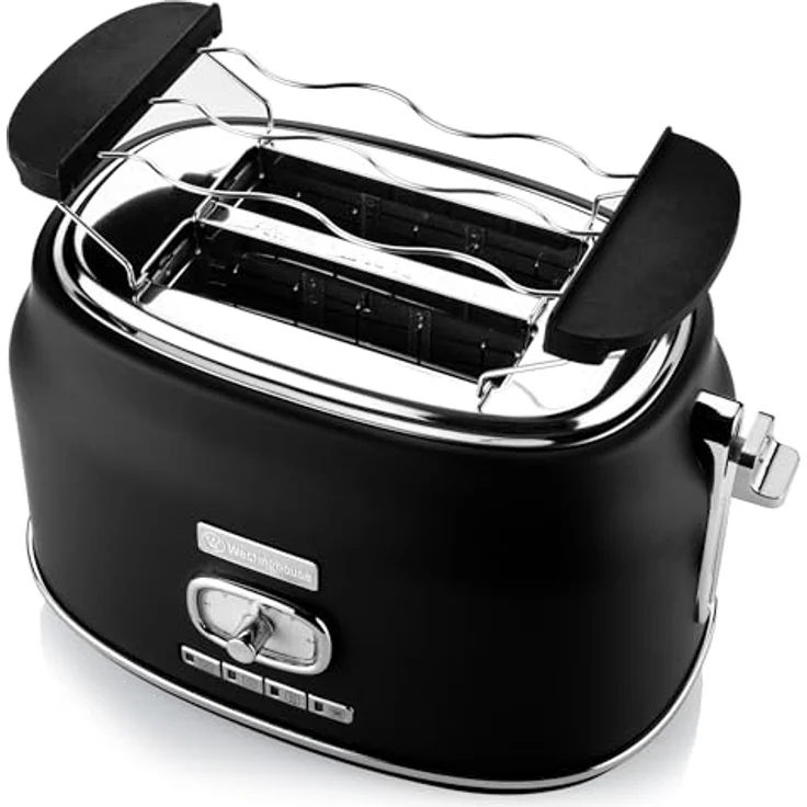 Westinghouse WKTT857BK Retro Serie Zwei-Schlitz Toaster schwarz – Bild 3