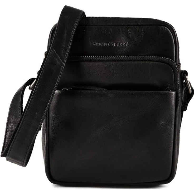Greenburry Fiorentina Umhängetasche, 100% Leder, schwarz, 17 cm x 6 cm x 21 cm
