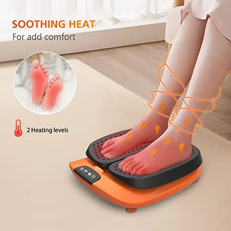 Snailax Vibration Fußmassagegerät mit Wärme, Fernbedienung, einstellbare Vibration Geschwindigkeit, elektrische Fußmassagegerät Maschine für Plantar Fasciitis, Schmerzlinderung, Geschenke – Bild 3