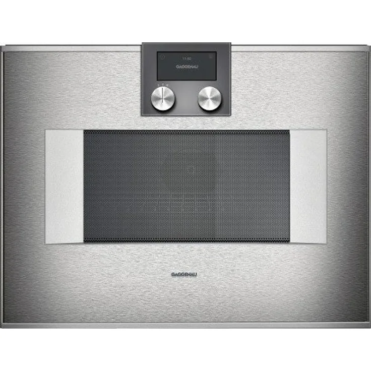 Gaggenau BM450100, Backofen, Einbaugerät, Elektrisch, Volumen 36 l, Breite 60 cm, Heißluft 40 °C und von 100 °C bis 250 °C, Flächengrill + Heißluft von 100 °C bis 250 °C, Flächengrill + Umluft von 100 °C bis 250 °C, Flächengrill mit 3 Intensitätsstufen