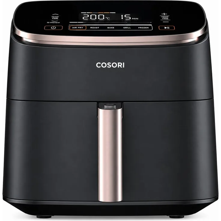 Cosori Heißluftfritteuse COSORI CAF-DC602-KEUR, Kabellose Heißluftfritteuse mit voreingestellten Programmen