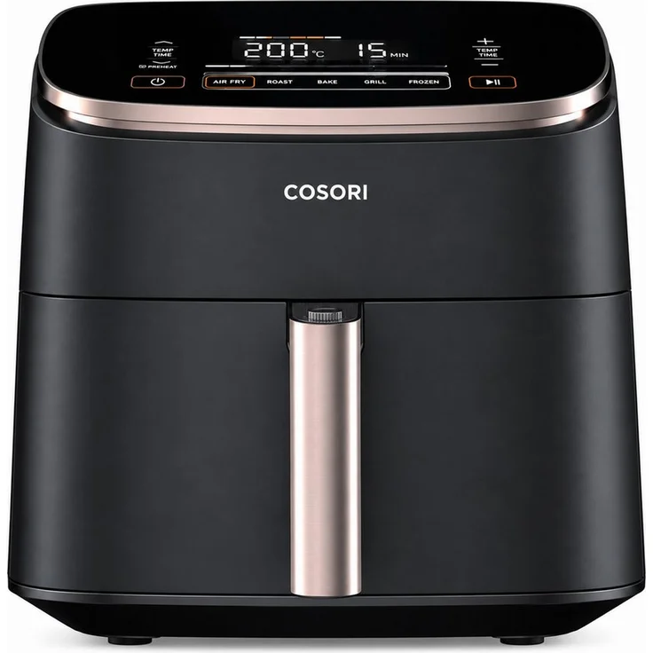 Cosori Heißluftfritteuse COSORI CAF-DC602-KEUR, Kabellose Heißluftfritteuse mit voreingestellten Programmen