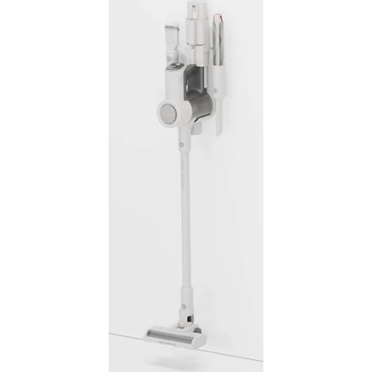 SHARP VC-SV10MMAEU-W Akku Staubsauger, kabellos, 2 austauschbare Akkus, 50 Minuten Betriebszeit, HEPA13-Filter, ideal für Tierhaare, Weiß – Bild 2