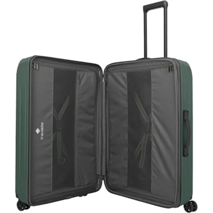 Travelite Dynamiic 4 Rollen Trolley L 76 cm, mit Dehnfalte, grün, 100% ABS, 51 x 31 x 76 cm – Bild 5