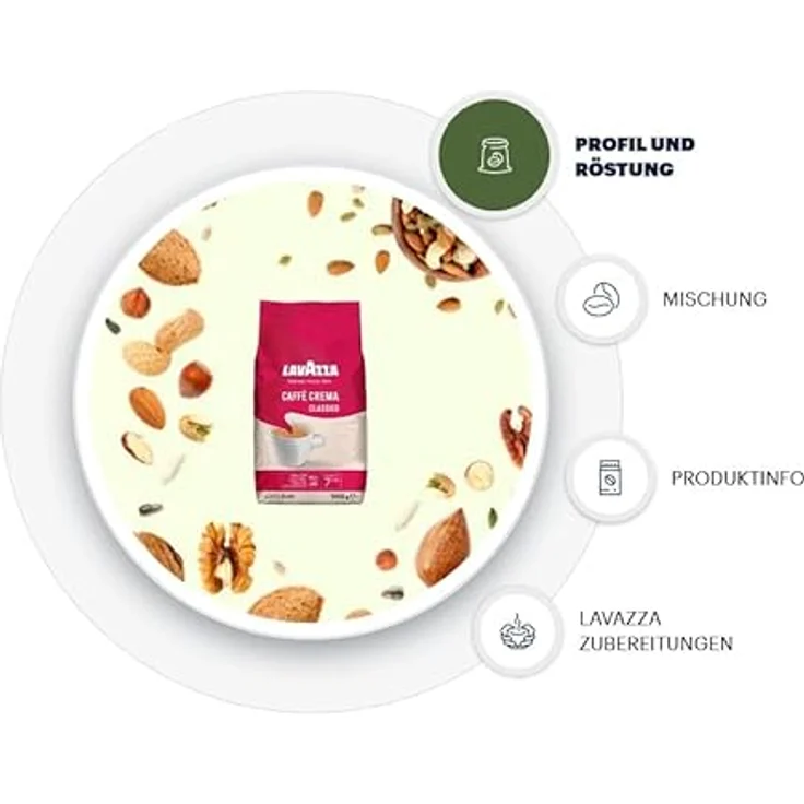 Lavazza Kaffeebohnen - Caffè Crema Classico - 1er Pack (1 x 500 g) – Bild 2