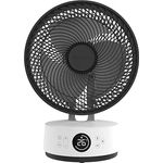 MEACO MeacoFan Sefte® Tischventilator - 10" Luftumwälzer mit 12 Geschwindigkeiten - Horizontale und vertikale Oszillation - Ultraleise, ferngesteuerte Kühlung