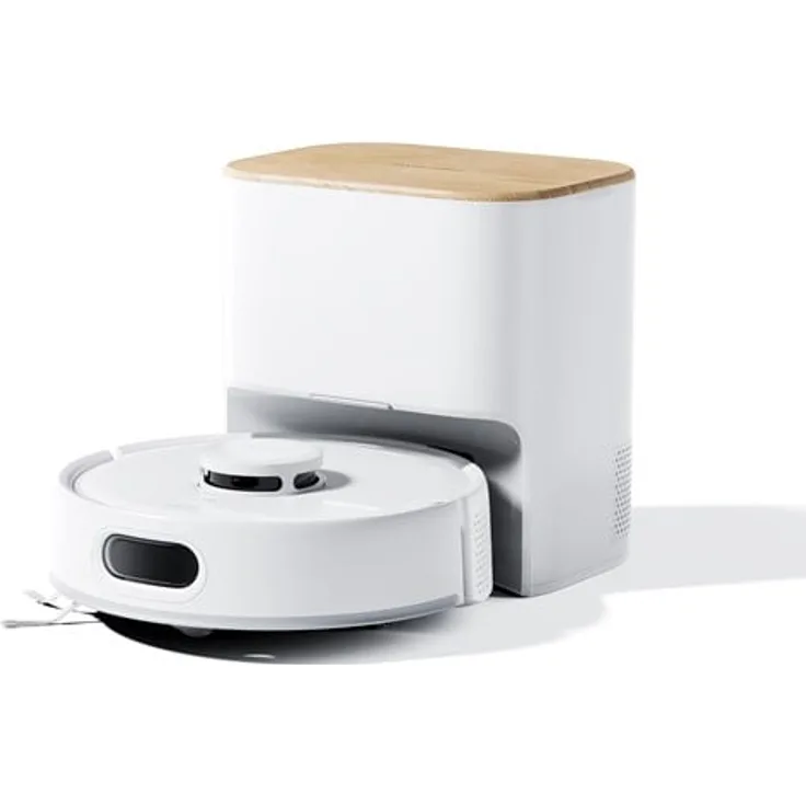 SwitchBot Roboter Staubsauger K11+, 6000Pa Saugleistung, selbstentleerender Staubbehälter, LDS LiDAR-Navigation und Matter-Smart-Home-Unterstützung
