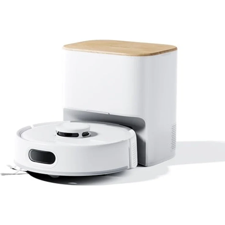 SwitchBot Roboter Staubsauger K11+, 6000Pa Saugleistung, selbstentleerender Staubbehälter, LDS LiDAR-Navigation und Matter-Smart-Home-Unterstützung