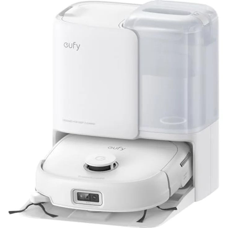 eufy Saugroboter Omni E25, intelli-genter Saugroboter mit Wischfunktion, 20.000 Pa Saugleistung, weiß – Bild 2