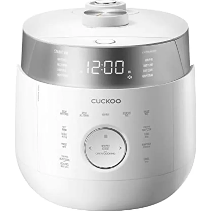 CUCKOO Reiskocher 1.08l CRP-LHTR0609F Induktions-Druck, Weiß, 6 Tassen