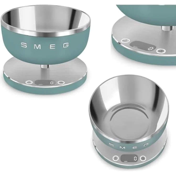 Smeg: Digitale Küchenwaage matt grün - matt - Tragkraft bis 5 Kilogramm – Bild 1