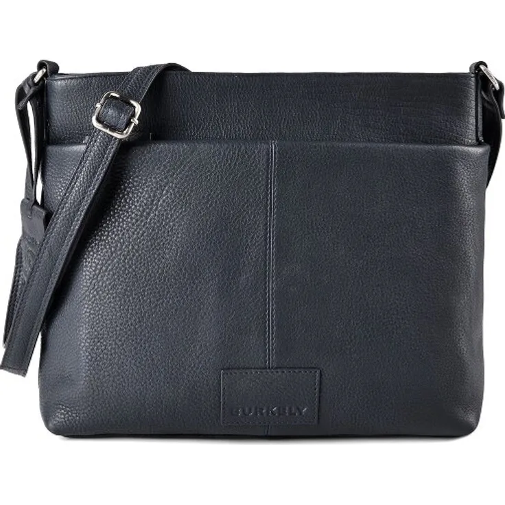 Burkely Soft Skylar Umhängetasche, 32 cm, 100% Leder, blau