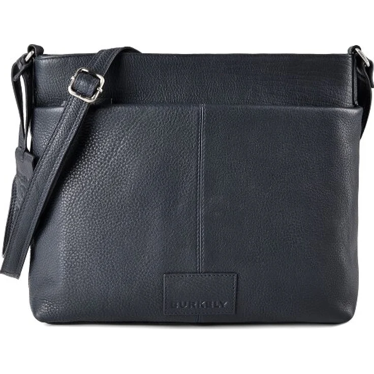 Burkely Soft Skylar Umhängetasche, 32 cm, 100% Leder, blau