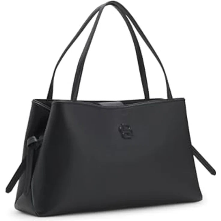 Boss Anett Shopper Tasche, 45 cm, schwarz, 100% Kunstleder – Bild 4