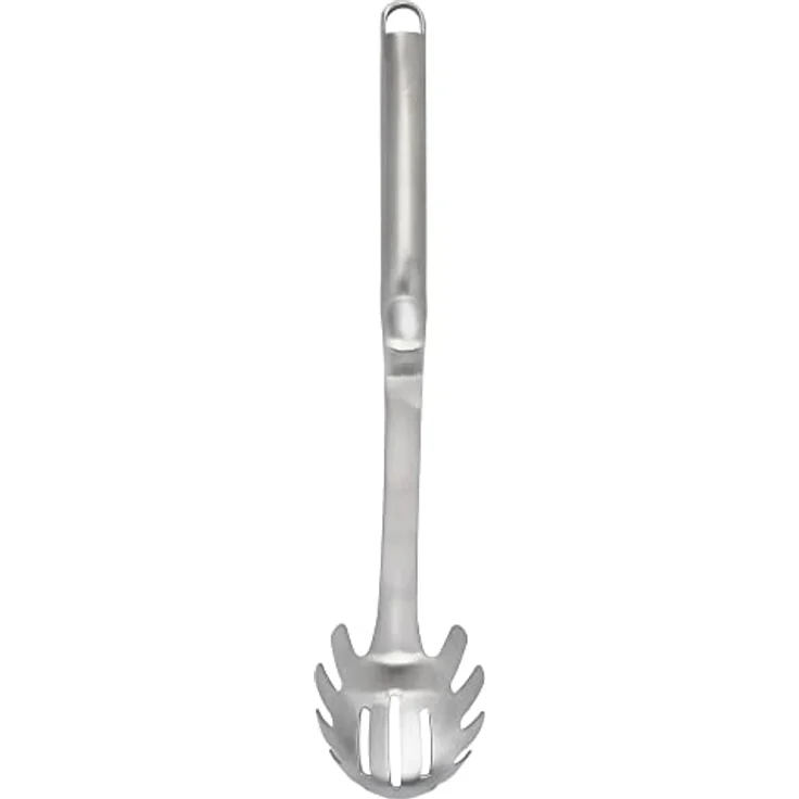 KitchenAid Premium Edelstahl Pasta Servierlöffel, rost- und hitzebeständig mit ergonomischem Griff für Spaghetti & Nudeln – Bild 1