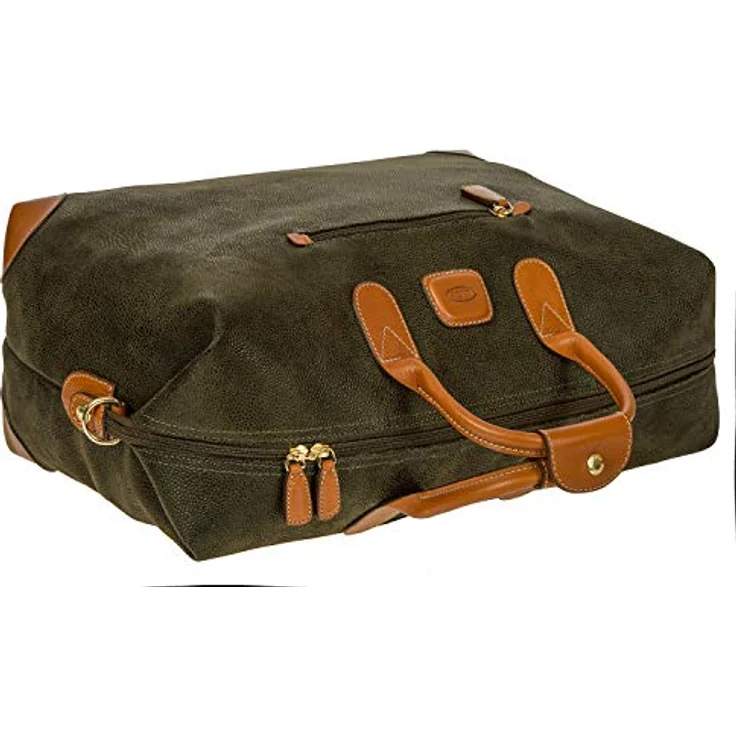 Bric's Life Reisetasche 55 cm, Kunstleder, olivgrün, 55 x 26 x 32 cm – Bild 8