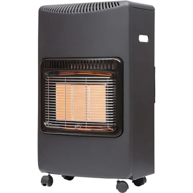 Sannover Gasheizofen Infrarot Loros Sannover 4200 W, ideal für Räume bis 48 m², mit 3 Heizstufen und ODS-Sicherheitsvorrichtung – Bild 1