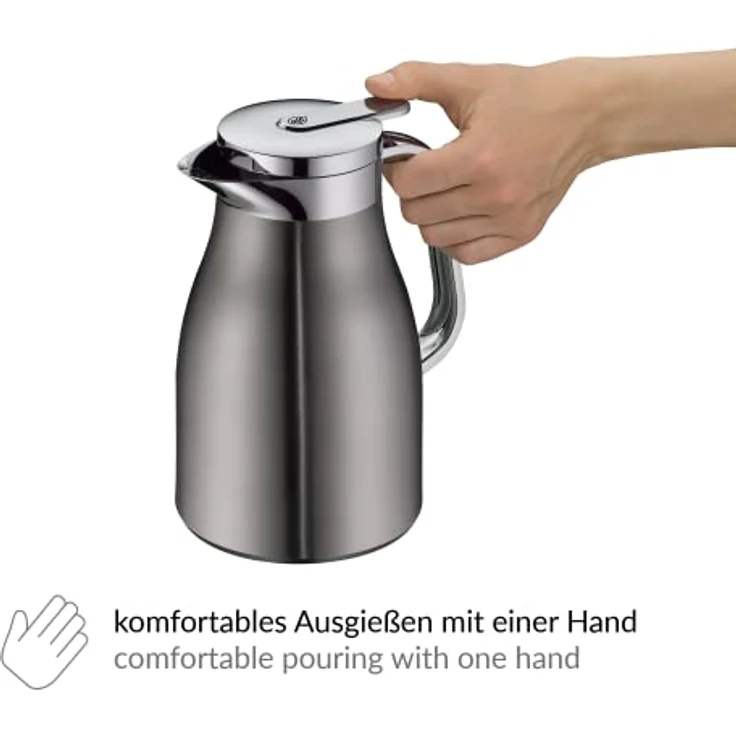 alfi SKYLINE Isolierkanne cool grey 0,65l  – Bild 4