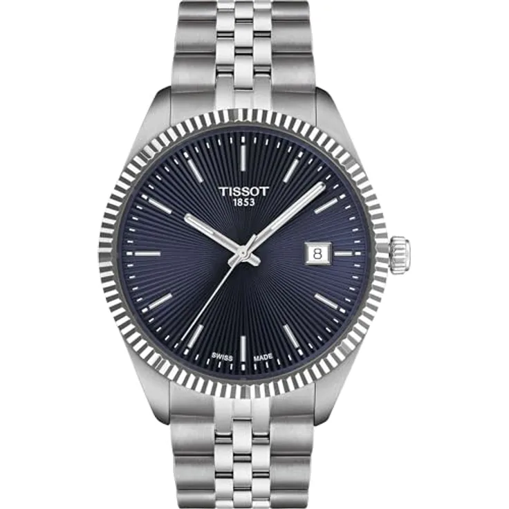 Tissot Quarzuhr Tissot Ballade T1564101104100, 40 mm Edelstahlgehäuse, Schweizer Quarzwerk, kratzfestes Saphirglas, 10 bar Wasserdichtigkeit