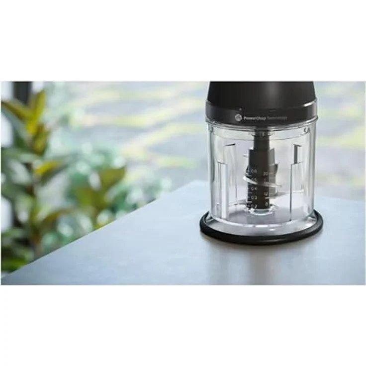 Philips Zerkleinerer HR1501/00 3000 Series, Universalzerkleinerer, schwarz – Bild 5