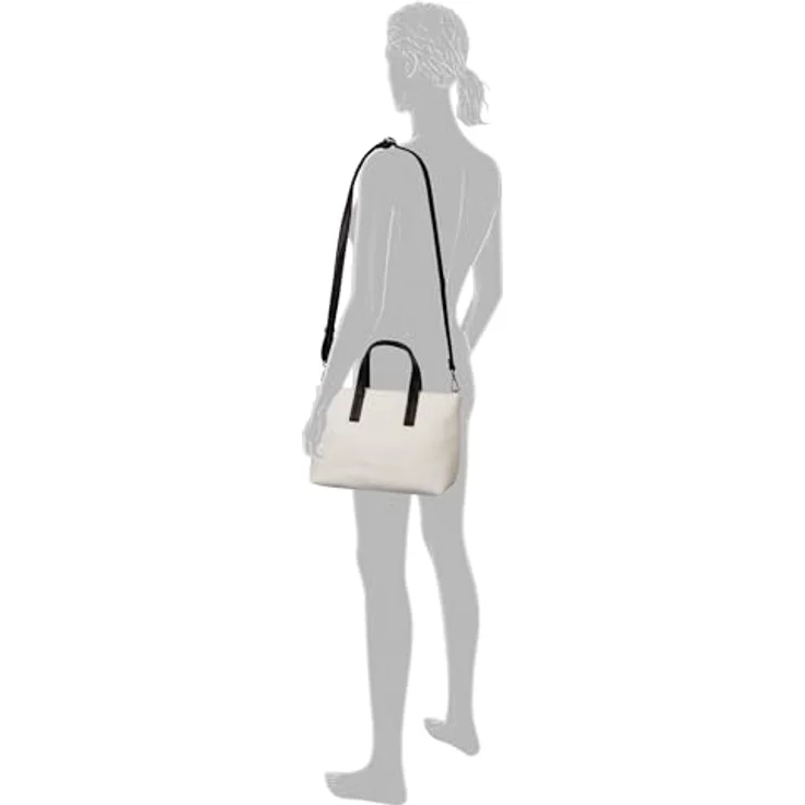 TOM TAILOR Shopper Thessa, aus glattem Kunstleder mit leichter Wattierung in geometrischen Styles, kühles Farbspektrum – Bild 4