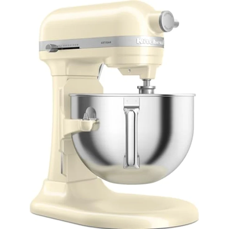 KitchenAid Küchenmaschine 5KSM60SPXE, 2 silberbeschichtete Rührwekzeuge, Planetenrührwerk, Robustes Gehäuse, silber – Bild 4