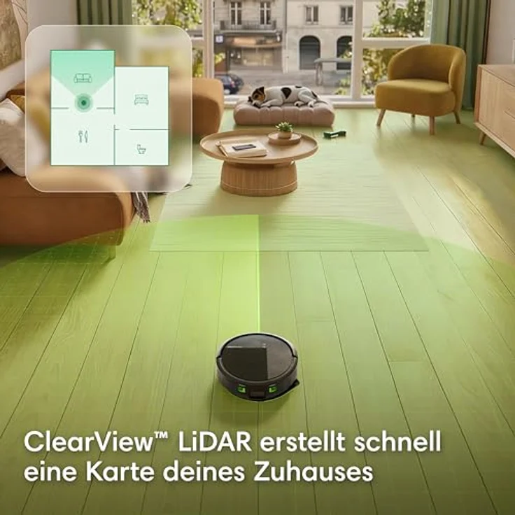 iRobot Roomba Combo 115, Roboter Staubsauger mit 15.000 Pa Saugleistung und Wischfunktion, Schwarz – Bild 6