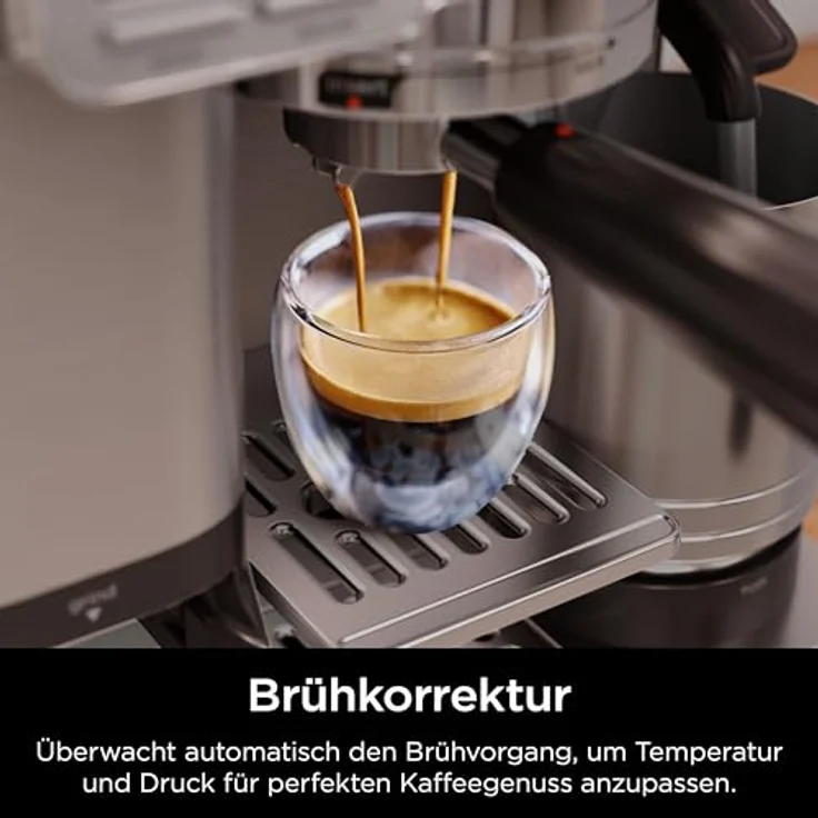 NINJA Luxe Cafe ES701EU, Siebträgermaschine mit integriertem Mahlwerk, 13 Espresso-Arten, 5 Schaumvoreinstellungen, automatischer Tamper und Reinigung – Bild 5