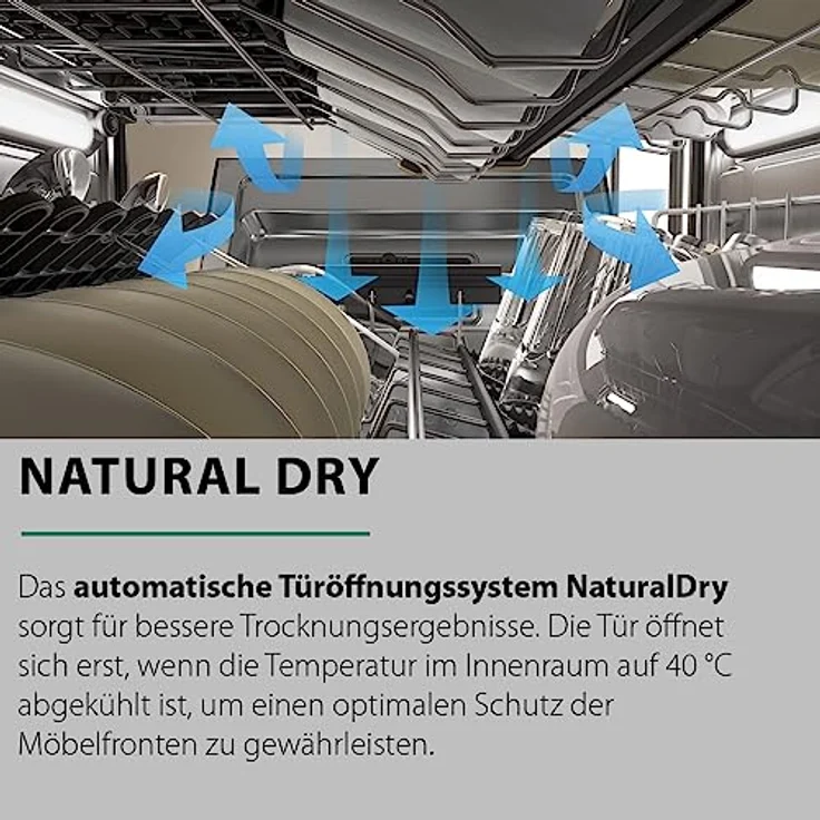 Bauknecht B8I HP42 LC, vollintegrierbarer Geschirrspüler mit MaxiSpace und NaturalDry, Energieeffizienzklasse C, 42 dB – Bild 14