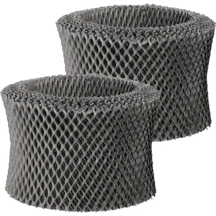 McFilter Befeuchtungsfilter 2x für Philips FY 2401 HU4811, langlebig mit 12-lagiger Wabenstruktur für hygienische Luftbefeuchtung