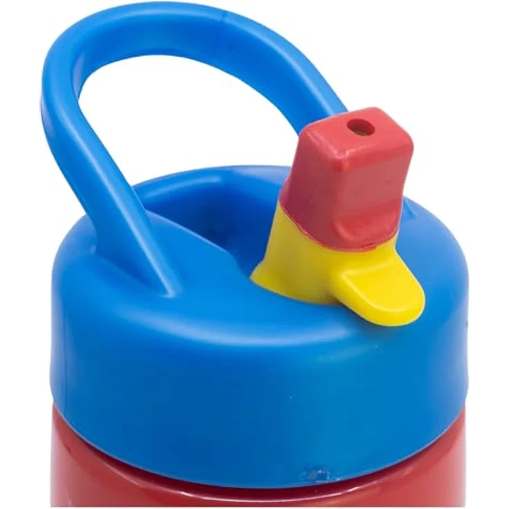 Spiderman Kinder Wasserflasche, 410 ml mit kindgerechter Form für Schule und Alltag – Bild 3