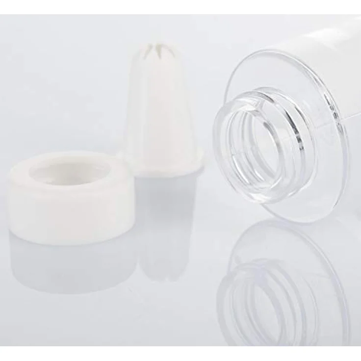 Westmark Garnierspritze mit 5 Verschiedenen Form-Tüllen, Füllvolumen: 100 ml, Kunststoff, Transparent-Weiß, 30772270 – Bild 4