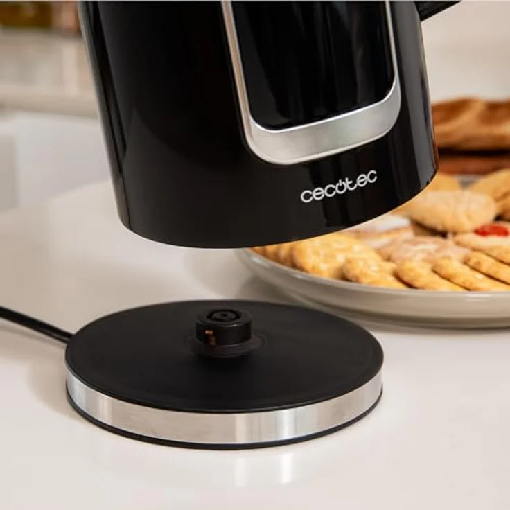 Cecotec Thermosense 500 Touch Wasserkocher 1,7L, 2200W, Edelstahl, 5 Temperaturstufen 40-100°C, Touchscreen, 360° Basis, Cool Touch, Warmhaltefunktion – Bild 5